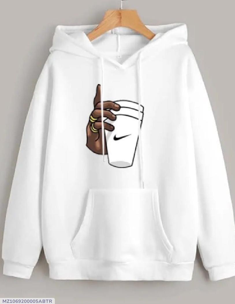 Men's cotton printed hoodie